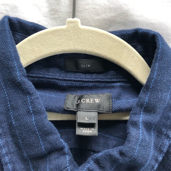 J. Crew Stripe Long Sleeve Button Down - Picture 2 of 3